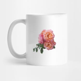 Pink Roses Flowers Bouquet Floral Mug